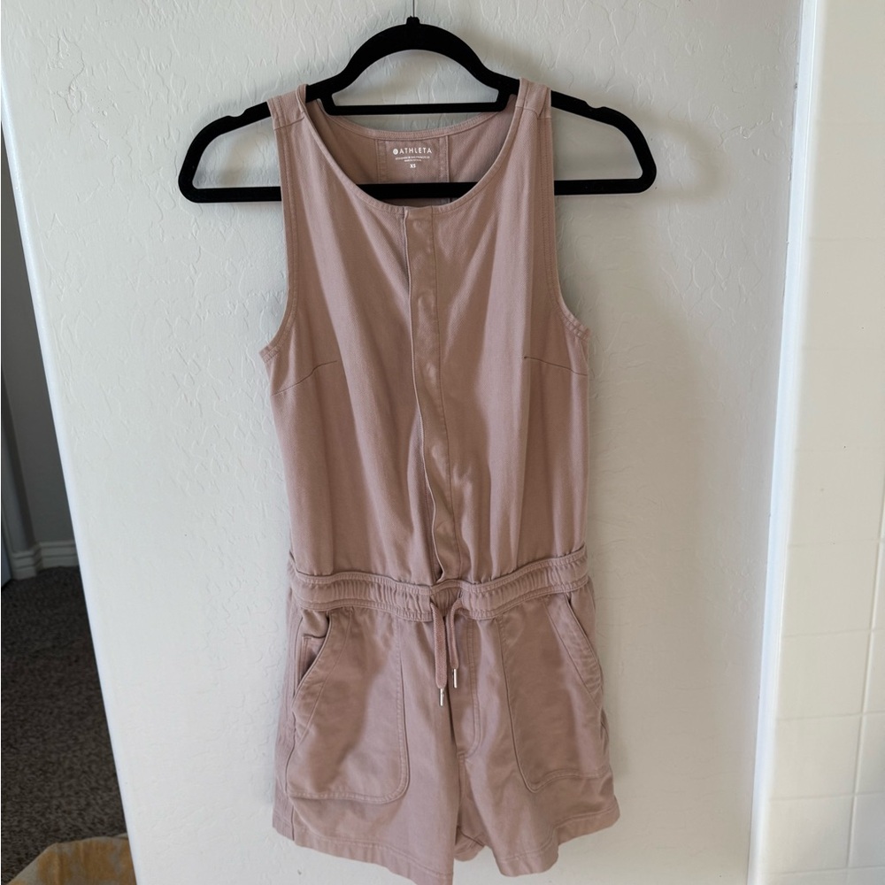 Athleta Blush Pink Sleeveless Romper